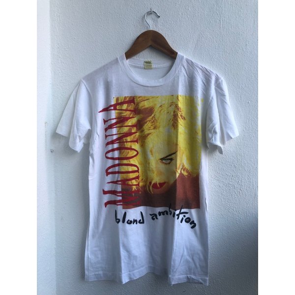 Vintage Madonna " Blond Ambition" World Tour 1990 Boy Toy Inc Pop Music T-Shirt-image