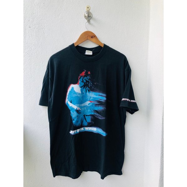 Vintage Original 00'S Jeff Beck " Wired Tour 2000 " Jazz Fusion Music The Yardbirds Band T-Shirt-image