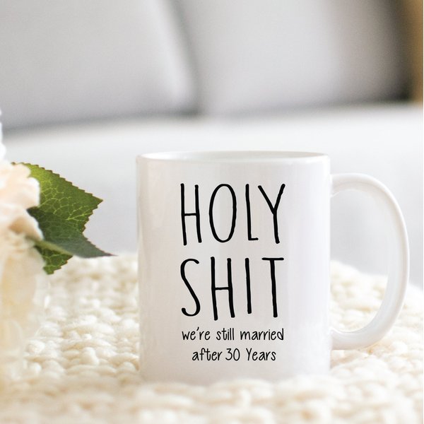 Gifts For 30Th Wedding Anniversary, 30Th Anniversary Gift From Husband To Wife Mugs-image