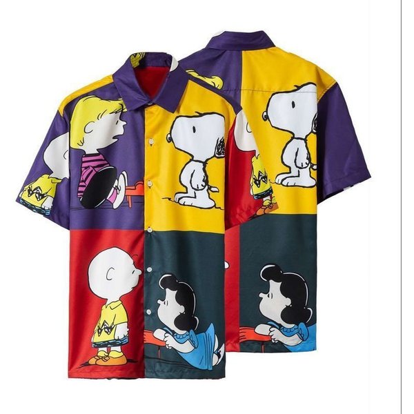 Snoopy Summer Time Hawaiian Shirt Autumn Fashion Travel Sport-image
