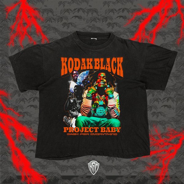 Kodak Black Project Baby Vintage Tee-image