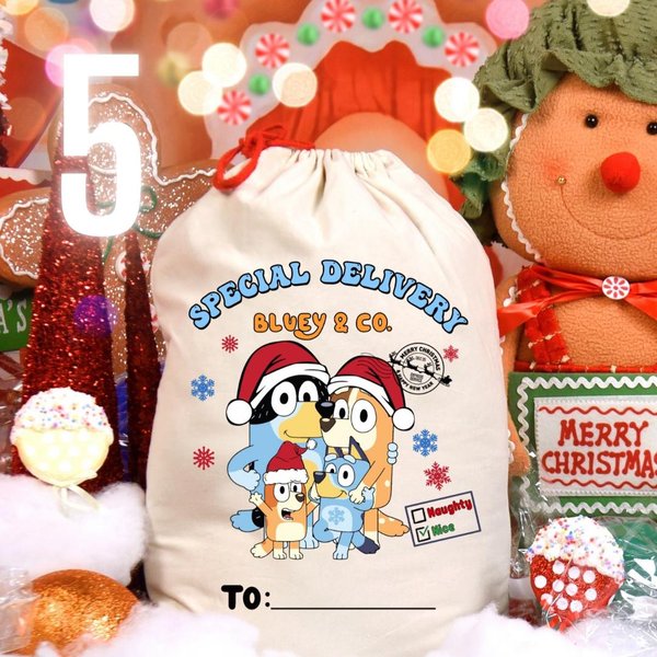 Personalized Blueydad Santa Sack, Christmas Gift-image