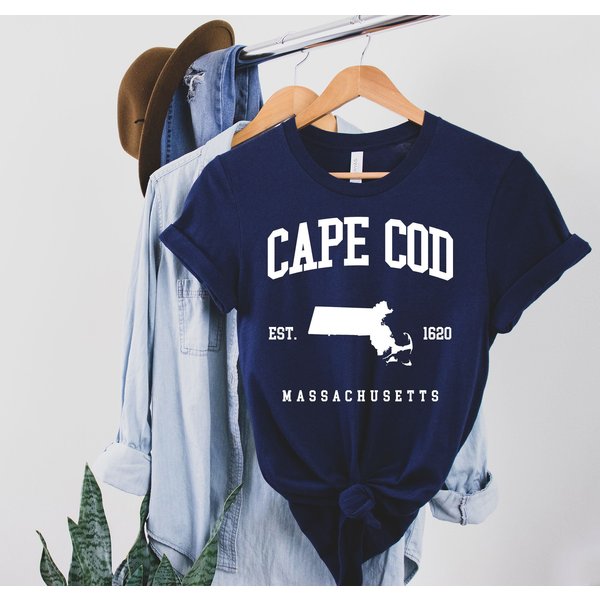 Cape Cod Shirt,Cape Cod Beach, Massachusetts Tshirt-image