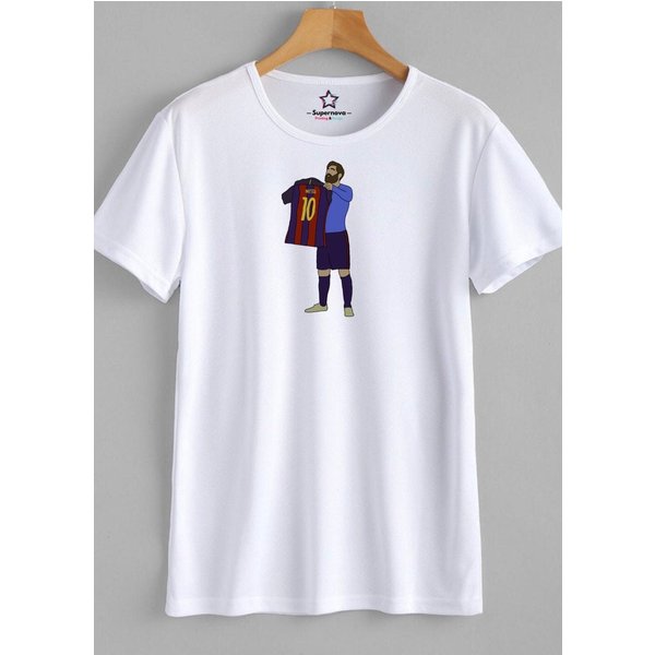 Lionel Messi Barcelona Fc Printed T-Shirt-image