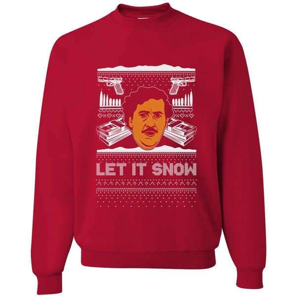 Pablo Escobar Let It Snow Sweater-image