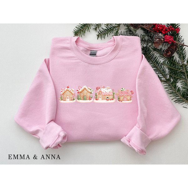 Gingerbread Sweatshirt, Christmas Sweatshirt-image