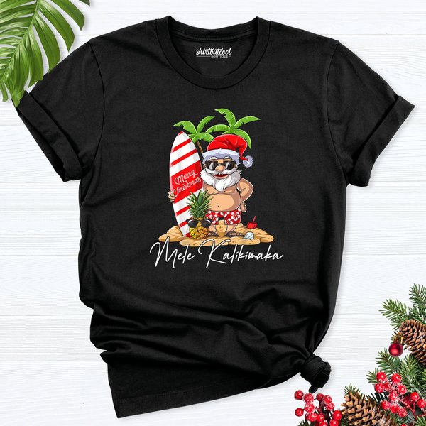 Tropical Hawaiian Christmas Shirt-image