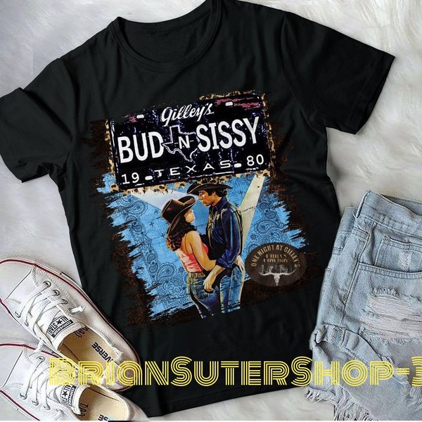 Bud And Sissy Urban Cowboy Movie T Shirt-image