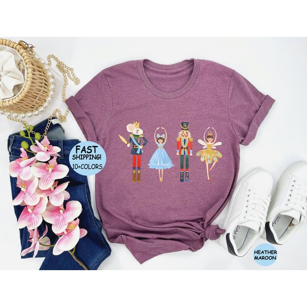 Nutcracker Shirt, Christmas Shirt, Sugar Plum Fairy Shirt-image