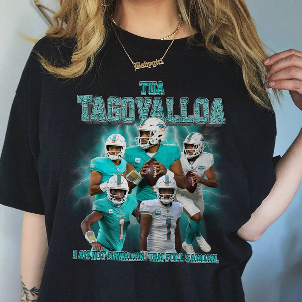 Tua Tagovailoa Shirt, Tua Tagovailoa Vintage-image