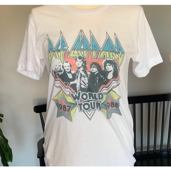 Def Leopard World Tour | Vintage | Band Tee-image
