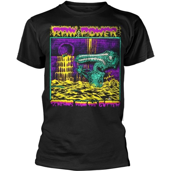 Raw Power Unisex T-Shirt: Screams From The Gutter-image