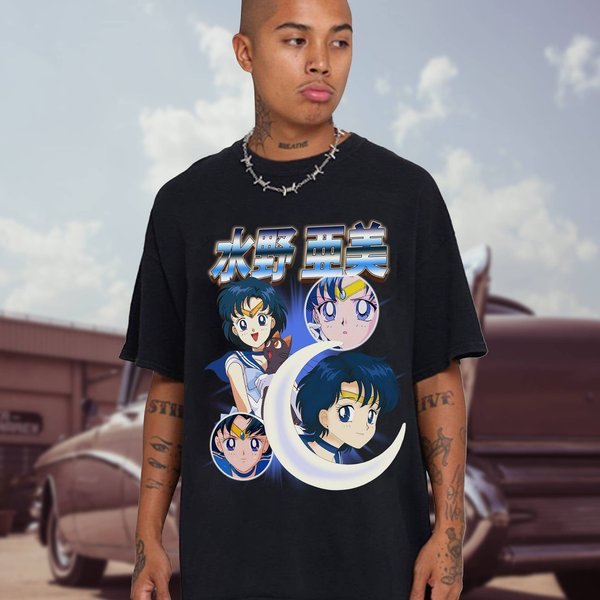 Vintage Sailor Moon Mercury Shirt-image