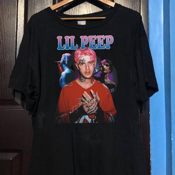 Lil Peep Shirt Boxing, Rap Hip Hop, 90'S Bootleg Prtin Art T Shirt-image