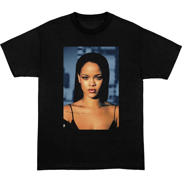 Rihanna Shirt, Vintage Style Graphic Tee, Rihanna Bootleg Rap T-Shirt-image
