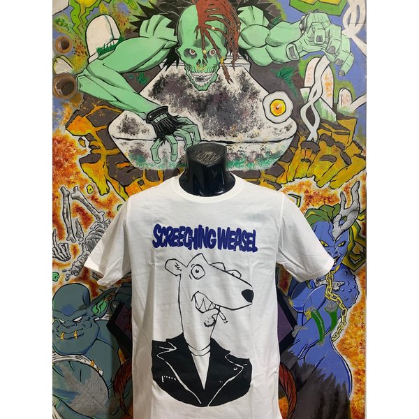 Screeching Weasel "Weasel Head" Shirt Nofx Rancid Opiv Punk Ramones Riverdales-image