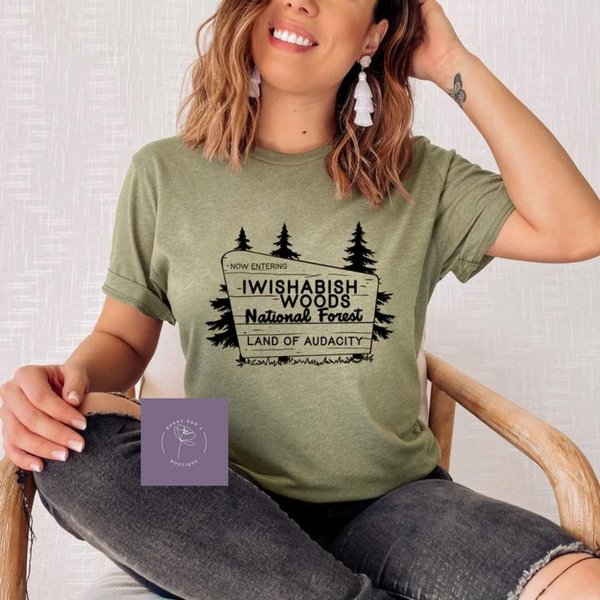 I Wishabish Woods T-Shirt-image