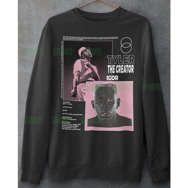 Vintage Bootleg Inspired Sweatshirt Tyler The Creator Igor Sweatshirt-image