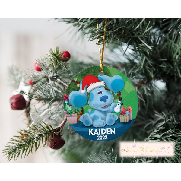 Personalized Blues Clues Ornament, Blues Clues Christm Ornament-image