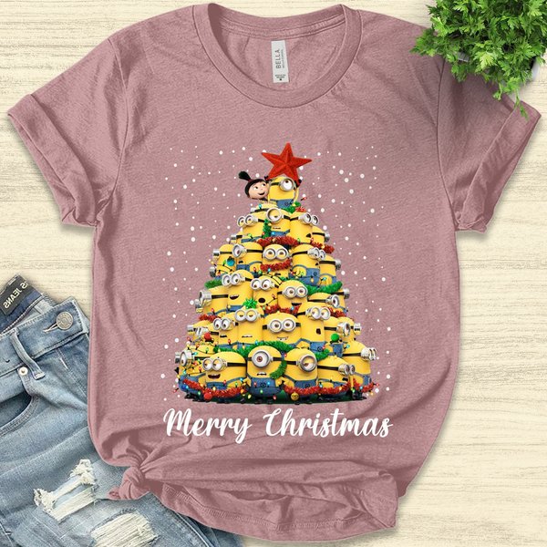Minions Christmas Santa T-Shirt-image