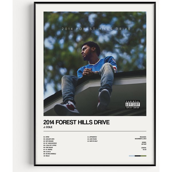 2014 Forest Hills Drive, J. Cole, 2014 Forest Hills Drive Poster-image