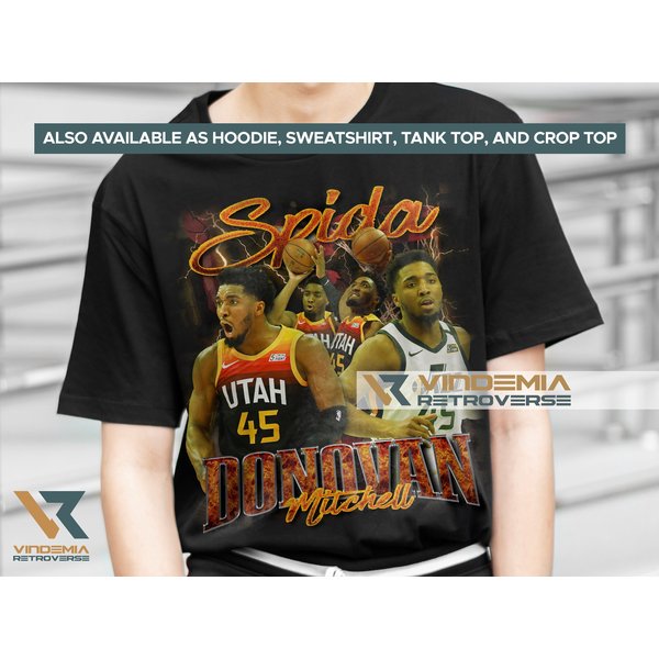Donovan Mitchell Spida 90S Vintage Bootleg Rap T-Shirt-image