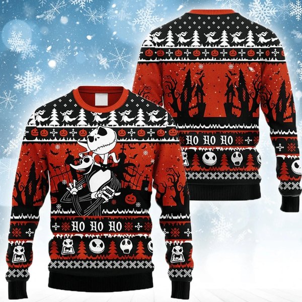 Jack Ho Ho Ho Christmas Sweater-image