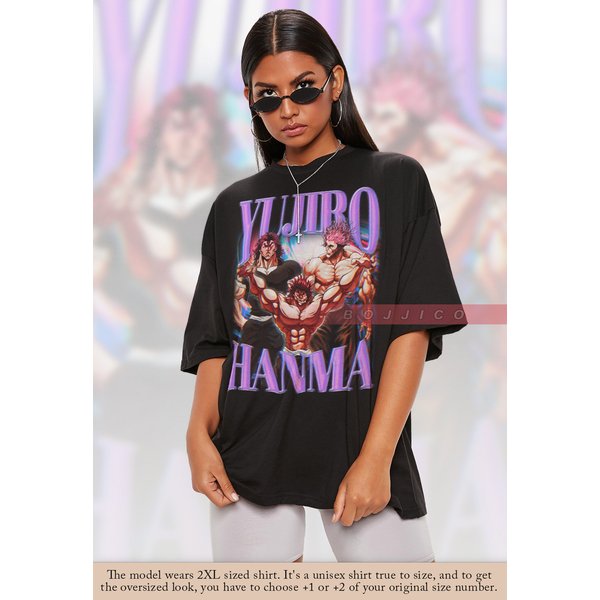 Yujiro Hanma Shirt,Baki Hanma Series Anime T-Shirt-image