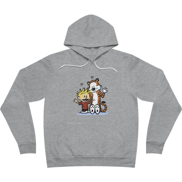 Calvin And Hobbes Unisex Sponge Fleece Pullover Hoodie-image