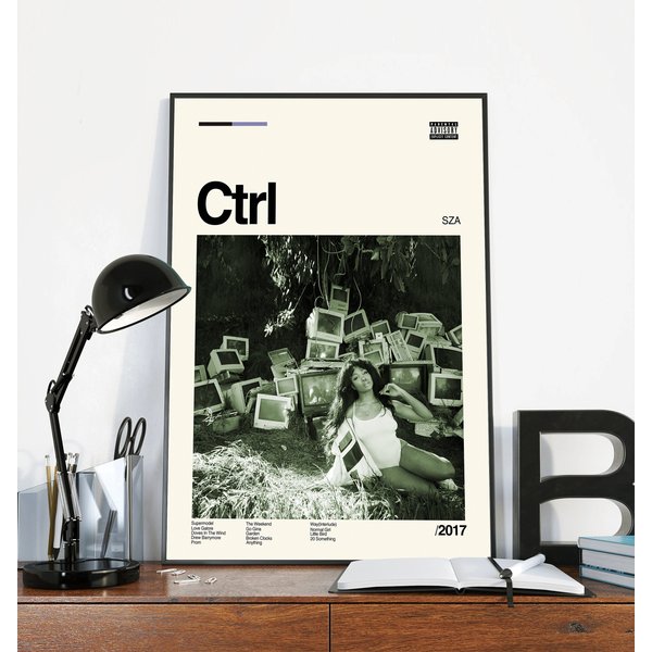Sza Ctrl Deluxe Music Poster-image