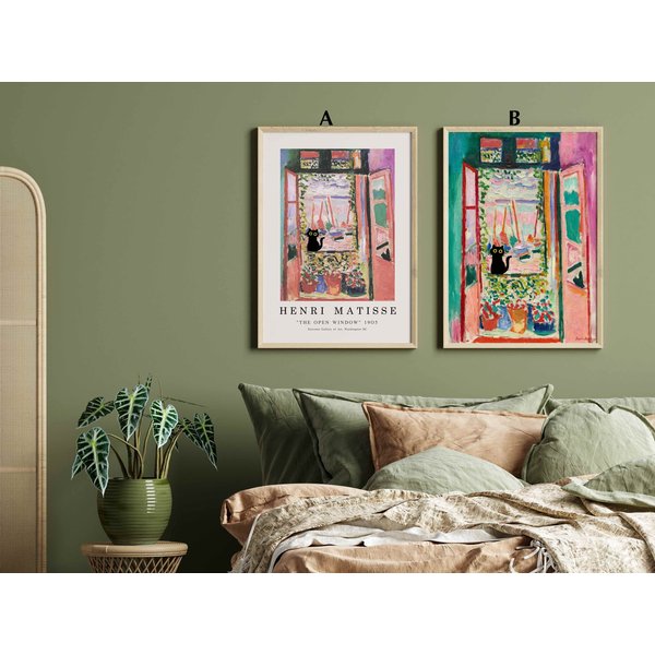 Matisse Cat Print Art Poster-image