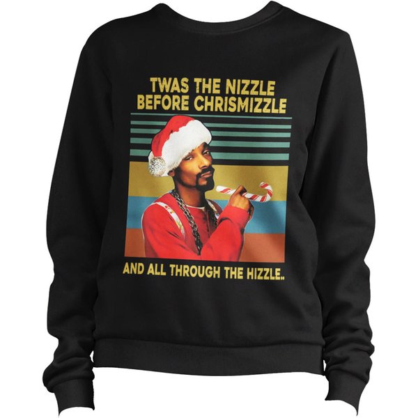 Twas The Nizzle Ugly Jumper Sweater Snoop Doggy Dogg Christmas-image