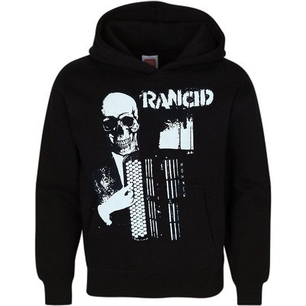 Punk Rock Band Rancid #1 Black & White Hoodie-image