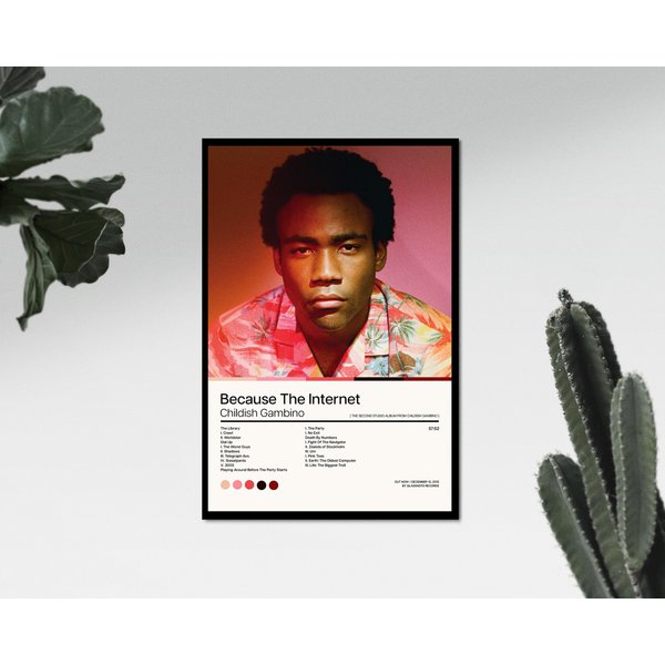 Childish Gambino - Because The Internet Poster