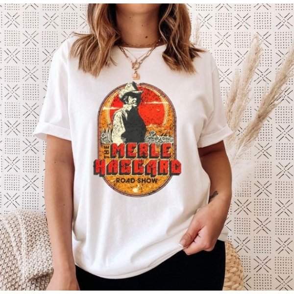 Merle Haggard Tshirt, Merle Haggard Road Show-image