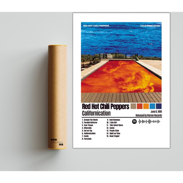 Red Hot Chili Peppers Poster Californication Poster