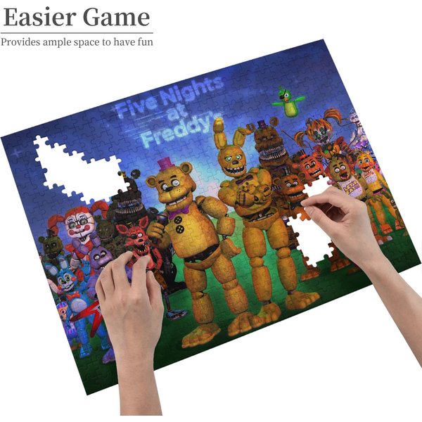 Fnaf Five Nights At Freddy's Puzzle, Game Jigsaw Puzzle-image
