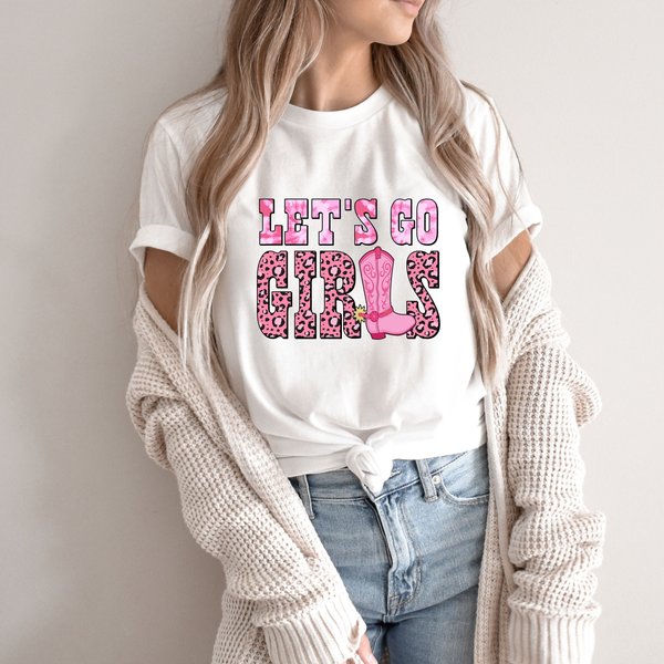 Lets Go Girls Shirt, Party T-Shirt, Nashville Shirt, Girls Trip, Western Shirt, Bachelorette Party-image
