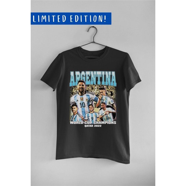 Argentina World Cup Champions T-Shirt, World Cup 2022 T-Shirt, Football Qatar T-Shirt, Messi T-Shirt-image