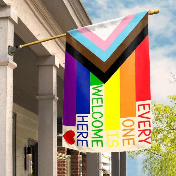 Pride House Flag, Lgbtq Pride Progress House Flag-image