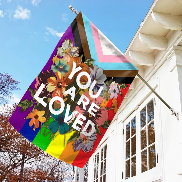You Are Loved Pride House Flag-image
