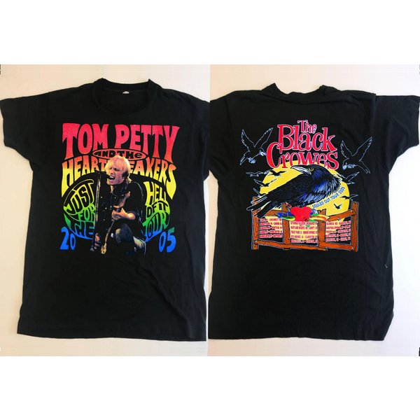 Tom Petty And The Heartbreakers 2005 The Black Crowes Tour T-Shirt-image