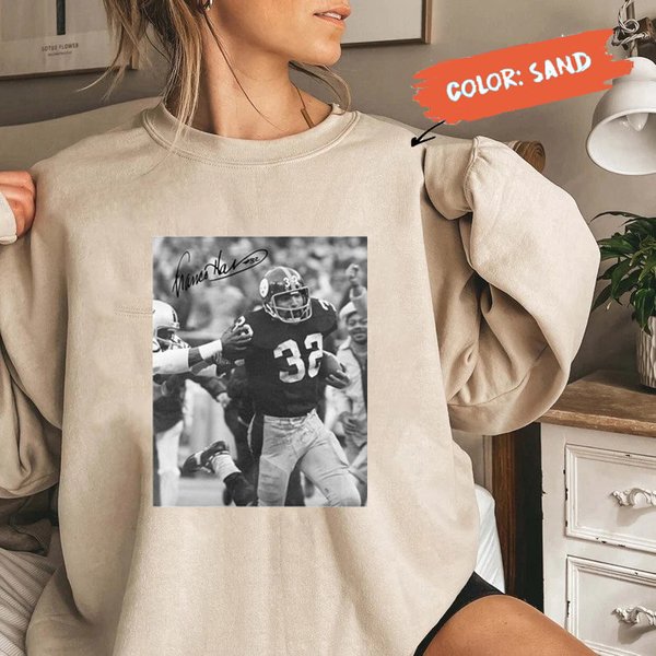 Franco Harris Sweatshirt, Harris Immaculate Reception Sweatshirt 1950 - 2022 Hall Of Famer Forever-image