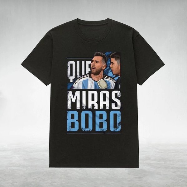 Qu Miras Bobo Shirt, Lionel Messi Shirt, World Cup 2022, Qu Miras Bobo Meme-image