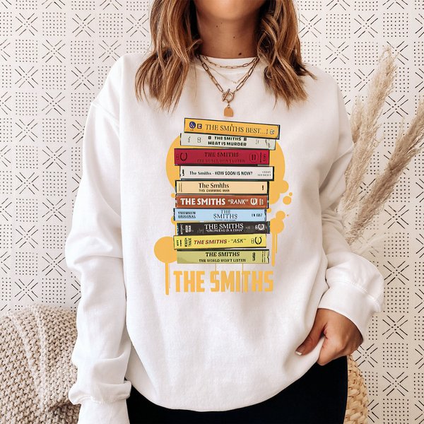 Vintage The Smiths Album Unisex Sweatshirt | The Smiths Album Merch-image