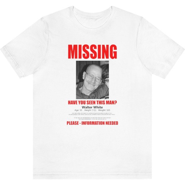Walt Missing Tee Shirt-image