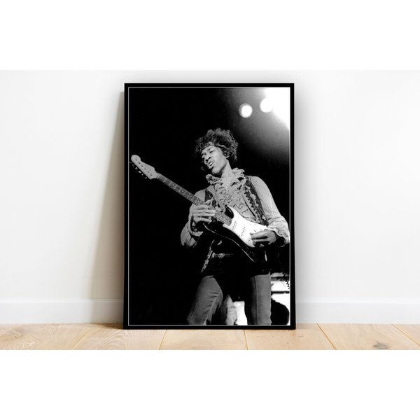 Jimi Hendrix, Vintage, Wall Decor Poster-image