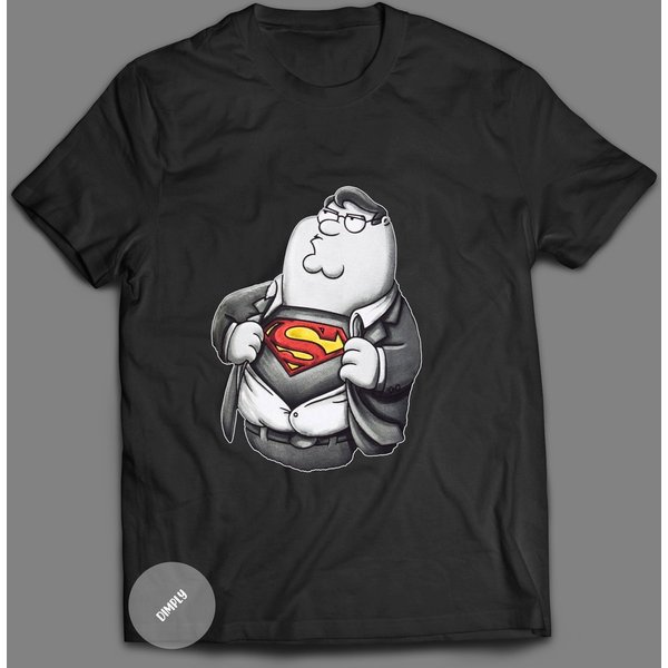 Family Guy Graphic Tshirt / Superman Peter Griffin Custom Graphic T-Shirt-image