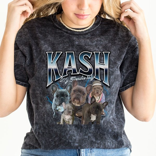 90S Bootleg Shirt Dog Rap Mineral Wash T-Shirt-image