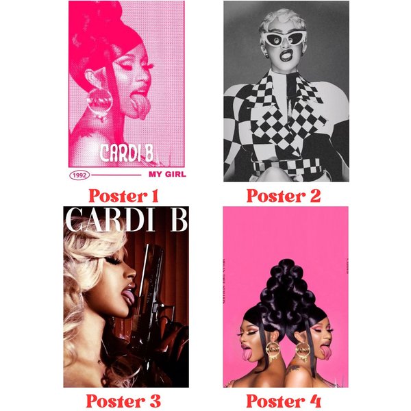 Hip Hop Poster Featuring Cardi B-image